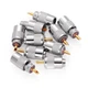 10PC PL259 UHF Silver Coax Connector Plug Male Solder Adapter w/Reducer for RG58