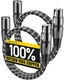 XLR Cables, 3Ft 2 Pack Microphone Cable, XLR Male to Female Balanced Microphone