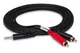 Hosa CMR Stereo Breakout Cable 3.5 mm TRS to Dual RCA , 6 Feet