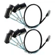2PCS 0.5M 1 to 4 HDD Connectors SATA Power Cable Fit For ServeRAID-M1015