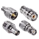 TUOLNK 4pcs PL259 SO239 to BNC Adapter Coax Connector, UHF silver 