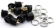 MEETOOT 10 Pack 5.5mm x 2.1mm 3 Pin Female DC Power Jack Panel Mount Screw... 