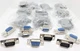 10 Sets Solder Type DB9 Male Connectors Plastic Hoods 20Pack DSub Kit