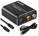 Techole HS202 Toslink to Analog RCA L/R Audio Converter Adapter with Cable