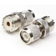 DHT Electronics RF coaxial Coax Adapter TNC Male to UHF Female Silver 