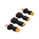 OliRC 4pcs XT30 XT-30 to T-Plug Style Male Female Connector Adapter(C147-4) 