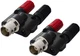 onelinkmore BNC Female to Dual Banana Socket Binding Post RF 2 PCS 
