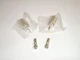 WORKMAN 2X SILVER PL-259 ANTENNA COAX CONNECTORS & UG175 REDUCER FOR RG58