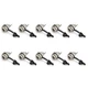 DIYhz 5.5 x 2.5mm DC Power Jack Socket Threaded Female * 2.5mm, 10 Pcs