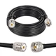 MOOKEERF 18FT RG58 PL-259 UHF Male to Female Low Loss Coax Cable for CB Radio...
