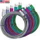 USB Type C Cable, 5 Pack (6FT) Nylon Braided USB C Cables 3A Fast Charging Charg