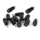 bnafes DC Power Connector 3.5x1.35mm Male to 5.5x2.1mm Female Jack Black 