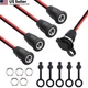 weideer 5Pcs 10A DC-099 DC Power Jack Cord Socket Female Socket, Black 