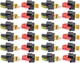 Speaker Snap Keystone Binding Posts 25 Pairs / 50 Pieces -Black