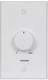 Lowell 25LVC-SW 25W Mono Volume Control with Rotary Dial, White Finish