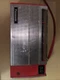 Vtg. PANASONIC MODEL R-1492 AM Working TRANSISTOR RADIO Red requires 9V battery