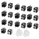 Xiaoyztan 3 Pins Female 3.5mm Mono TS Jacks Plug Socket EJ35-050-027 