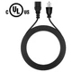 UL AC Power Cable Cord for Audiolab 6000N Play Wireless Streaming Player (Black)