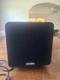 (FOR PARTS) Polk Audio PSW111 Powered Subwoofer Wired Black Stereo L/R RCA