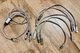 Lot of 6 Multi Charging Cables 3 in 1 Braided USB-C Micro USB for iPhone USED