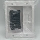 Sanus SA-IWP2-W1 cable concealer does not come with outlet
