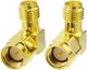 Eightwood SMA Male to Female Right Angle FPV Antenna female male 