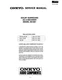 Service Manual Guide For ONKYO ED-901
