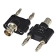 onelinkmore BNC Female to Dual Banana Male Plug Jack Binding Posts RF Coaxial...