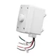 100W White Outdoor Volume Control Impedance Matching Rotary Knob In Wall OVC100