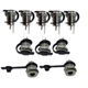 10pack 5.5 X 2.1 Mm 8a10a Dc Power Jack Socket Threaded Female Mount Connector A