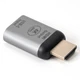 EIMSOAH HDMI Male to USB C Female, Aluminum Alloy Shell Type C Female Grey 