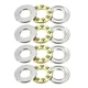 uxcell F8-16M Thrust Ball Bearings 8mm x 16mm x 5mm Chrome Steel 8mmx16mmx5mm 