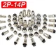 GX12 GX16 GX20 GX25 GX30 Aviation Cable Connector Plug Metal Male Female Panel 