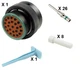 Deutsch HDP20 Series P26-24-23PN Connector Kit