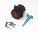 Deutsch HDP10 9-pin Male SAE J1939 Diagnostic Connector kit, 14-16 AWG Solid... 