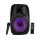 beFree Sound 15 Inch Portable Bluetooth Speaker with Sound/Volume Reactive