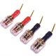 CESS-162 Pin Banana Plug to 4mm Female Banana Jack/Speaker Wire, 4 Pack (Scre...