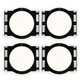 Theater Solutions RK6C In Ceiling Rough In Kit for 6.5" Speakers 2 Pair Pack