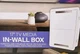 Sanus SA-IWB17-W1 Media In Wall Recessed Box 17" White Open Box Buy, Unused Cond