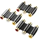 3 Pack RCA Female to Female Coupler Gold Plated 3RCA Jack Extension Adapter