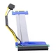 Chenyang CY PCI-E Express 4X to 16x Flex Cable Riser PCIe X4 X16 