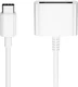 USB C to 30 Pin Female Adapter for iPhone 16, 1 Pack, White/USB-C 30Pin 