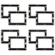 Theater Solutions RK6W In Wall Rough In Kit for 6.5" Speakers 4 Pair Pack