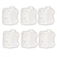 Acoustic Audio AAOVCD-W Outdoor Volume Controls White Weatherproof 6 Piece Set