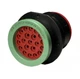 Deutsch HDP20 Rcpt 21-Pos Pin Reverse Gender Ring Adapter HDP24-24-21PN-L017