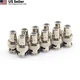 RuiLing 10 Pack RCA Female Plug to BNC Male Jack Adapters Small, White 