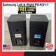 Samsung PS-KS1-1 Surround Sound Speakers Left & Right Black Home Theater System
