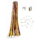 BOJOUL for 20 Sets JST SH 1.0mm 4 Pin Male Connector and 28AWG Female