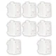 Theater Solutions OVCDW Outdoor Volume Controls White Weatherproof 8 Piece Set