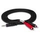 Hosa Stereo Breakout Y-Cable - 3.5mm TRS to Dual RCA - 6 ft